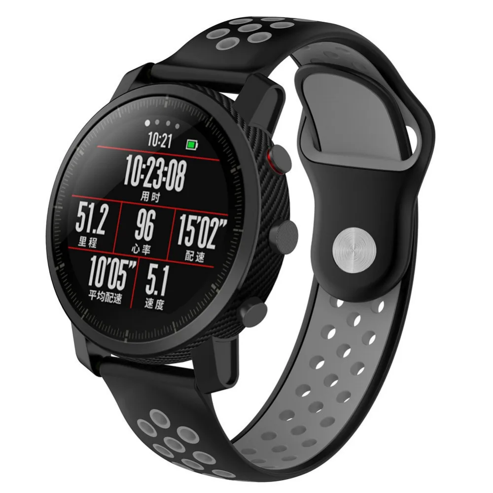Ремешок силиконовый для смарт часов xiaomi Huami Amazfit Bip/PACE stratos 2|Смарт-аксессуары| |