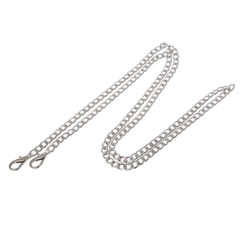 

THINKTHENDO Purse Handbags Metal Baguette Shape Shoulder Bag Strap Chain Replacement Handle
