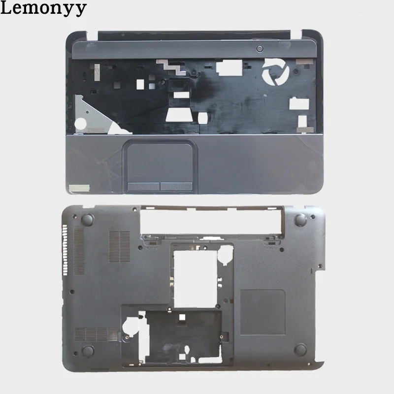 Чехол для TOSHIBA L850 L855 C850 C855 C855D Упор для рук крышка/ноутбук Нижняя база чехол V000271660 - Цвет: grey C and black D