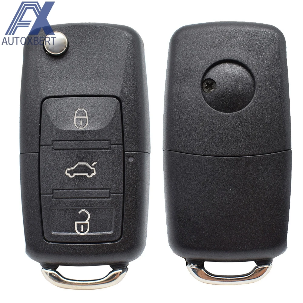 3 корпус для ключей на кнопке VW Golf MK6 Polo Bora Beetle Tiguan Passat Caddy Scirocco чехол брелока