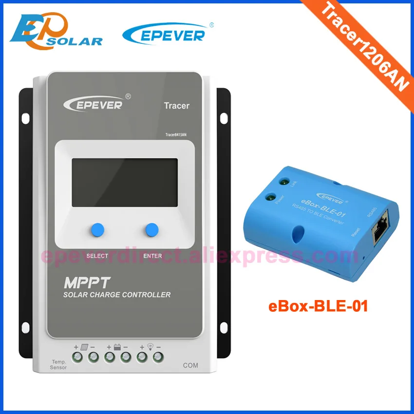 

10A controller Solar panels system 24V battery charger EPEVER EPsolar MPPT Free Shipping Tracer1206AN 10amps