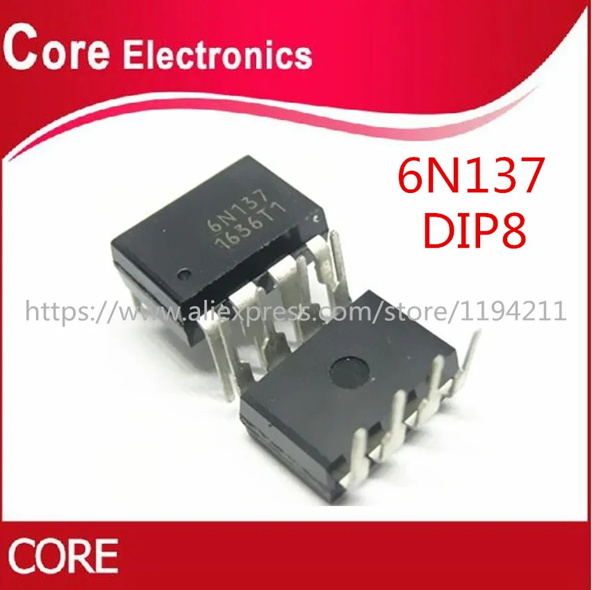 100 шт./лот A6N137 6N137 высокоскоростной Оптрон DIP-8