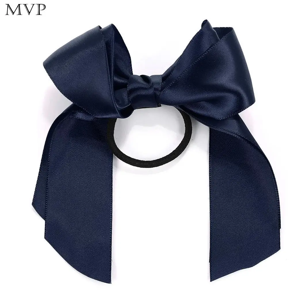 Tie Bow Ropes Band Ties Hair Accessories Women Elastic Ponytail Holder Headband diademas para el pelo mujer bandeau cheveux | Аксессуары