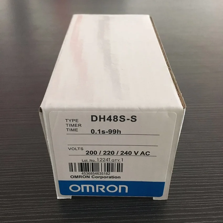 Реле времени Omron DH48S-S Цифровое реле задержки таймера 0,1 S-99 H часы Цифровое реле таймера AC 220 В с гнездом в комплекте