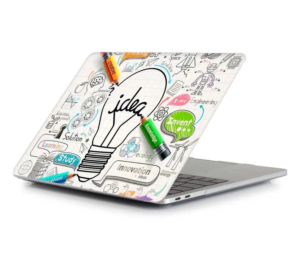 Чехол с рисунком для Macbook M1 Air 13 чехол Pro Retina 11 6 12 3 15 4 16 дюймов сенсорной панелью