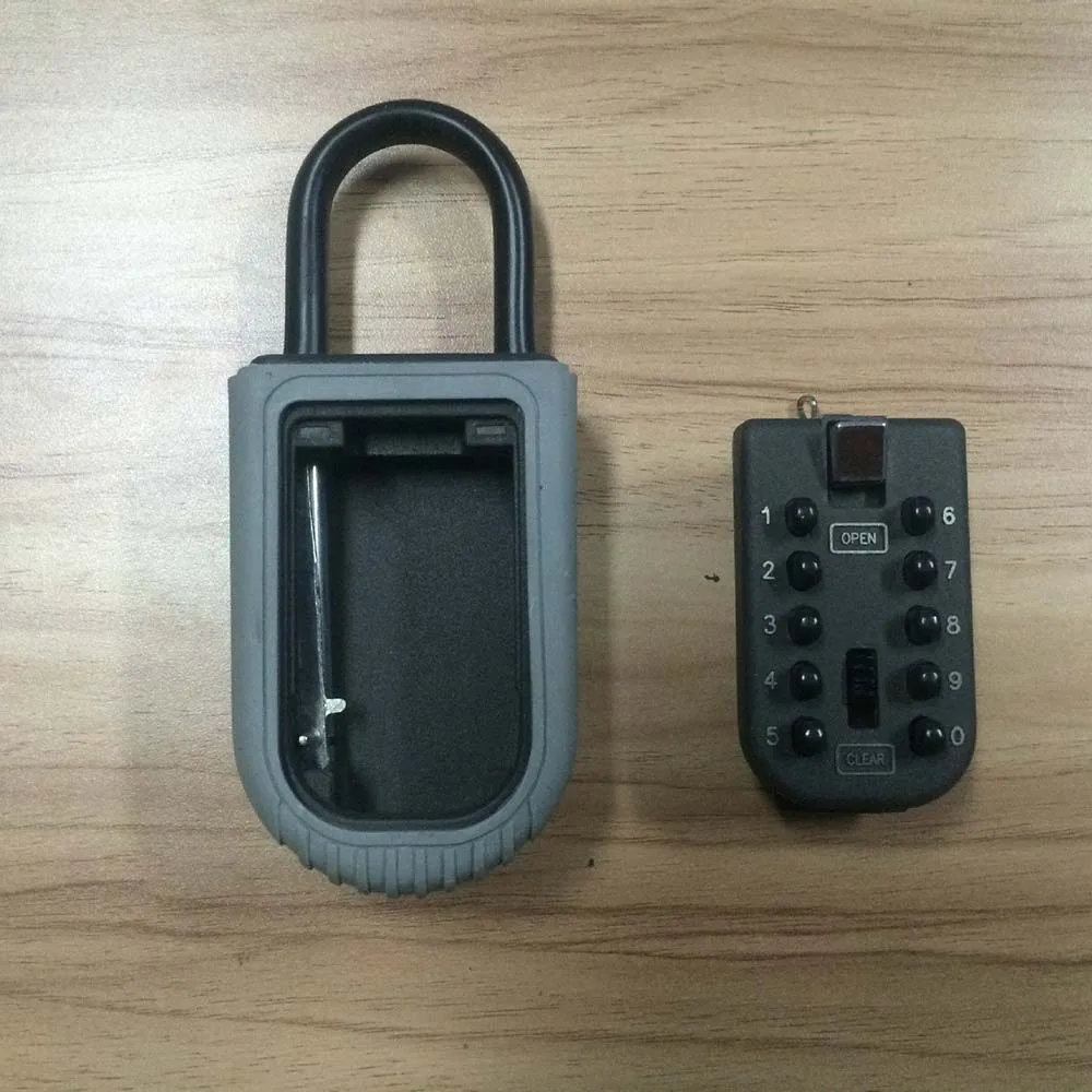 

Wall Mount Key Safe Storage Box Combination Lock With Fixing Screws Outdoor Digital Security Organizer Boxes Locks a