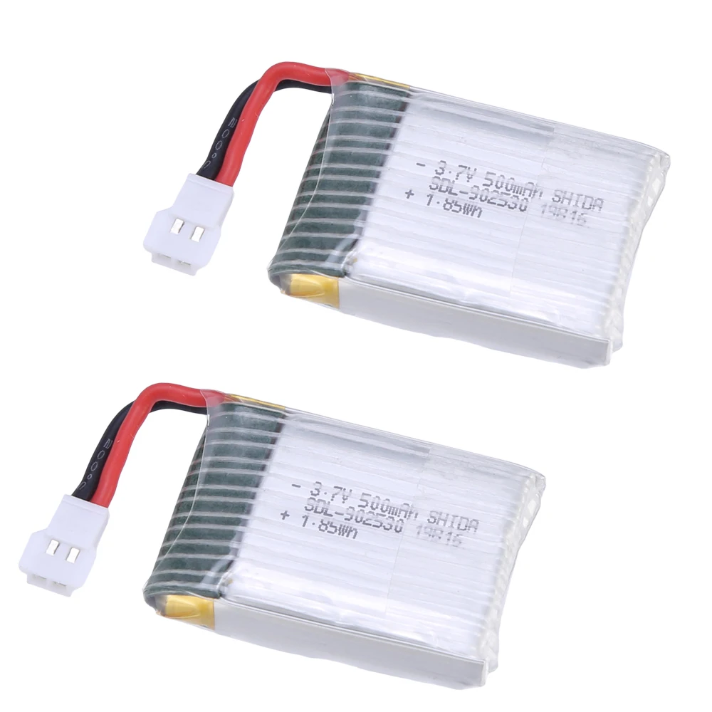 2шт LiPO батарея 3 7 V 500mAh 25C для WLtoys V931 XK K123 F949 RC Мини вертолет самолет Дрон запасные