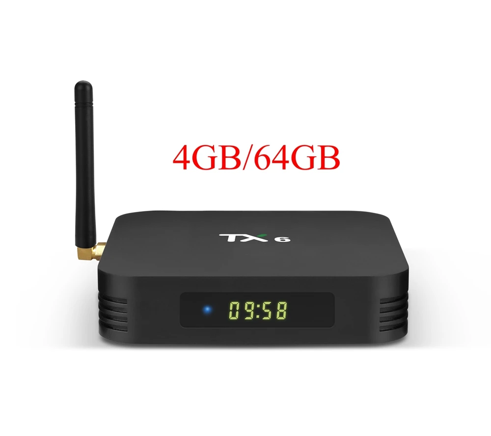 4GB 64GB TX6 Android 9,0 Smart tv BOX 4 ГБ 32 ГБ 64 Гб Allwinner H6 четырехъядерный 2,4G/5G двойной Wifi BT 4,1 телеприставка 4K HD H.265 медиаплеер - Цвет: 4GB 64GB