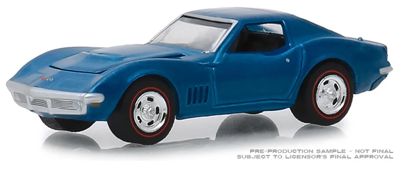 Игрушечный автомобиль GreenLight 1:64 1968 CHEVRO LET CORVETTE L88 игрушечный из сплава игрушки для