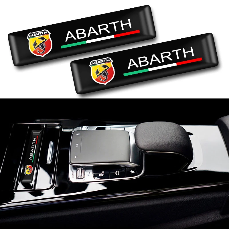 10 шт. автомобильный Стайлинг Abarth Логотип Защитная бар Стикеры s тюнинг наружная