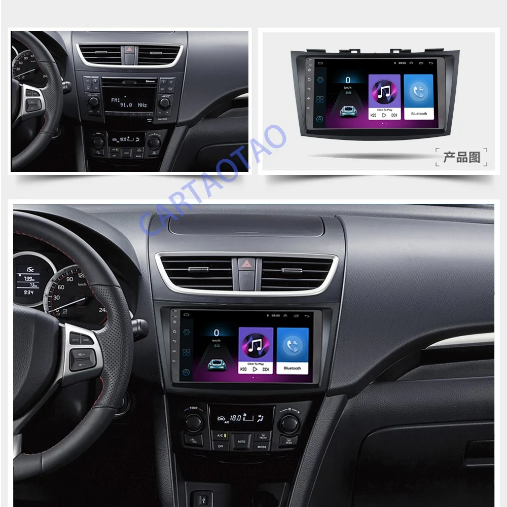 Автомобильный DVD плеер 9 " Android 8 1 GO для Suzuki Swift 2011 2012 2013 2014 2015 автомагнитола GPS
