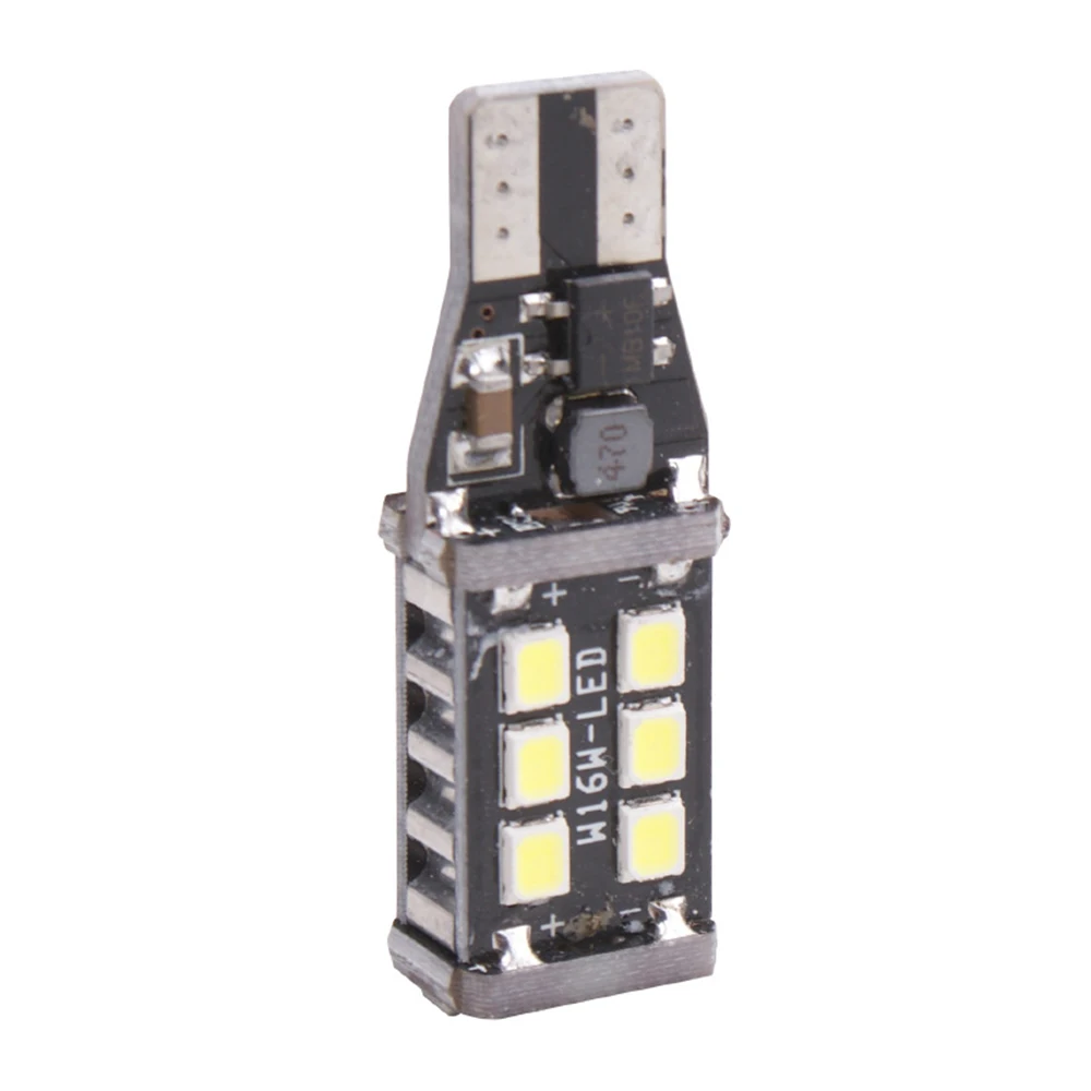 1 шт. светодиодный W16W T15 2835 15SMD Прохладный Canbus автомобильный обратный резервный