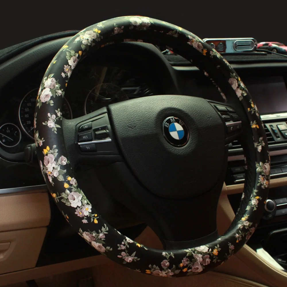 Лидер продаж чехол рулевого колеса автомобиля с супергероем кожаный милый