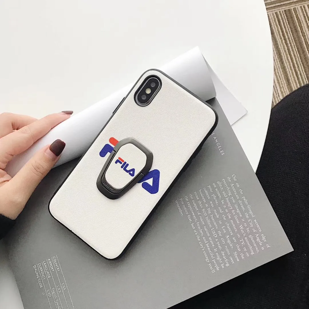 Италия Элитный бренд спортивные шелк телефон Поддержка случае для iPhone 6 6S 7 8 Plus X xs