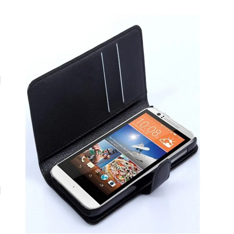 Бесплатная доставка чехол для телефона HTC Desire 510 с текстурой личи откидной Чехол