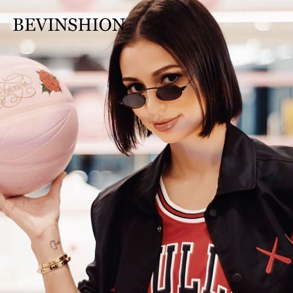 Сексуальные крутые маленькие панк очки Круглые Солнцезащитные женские милые