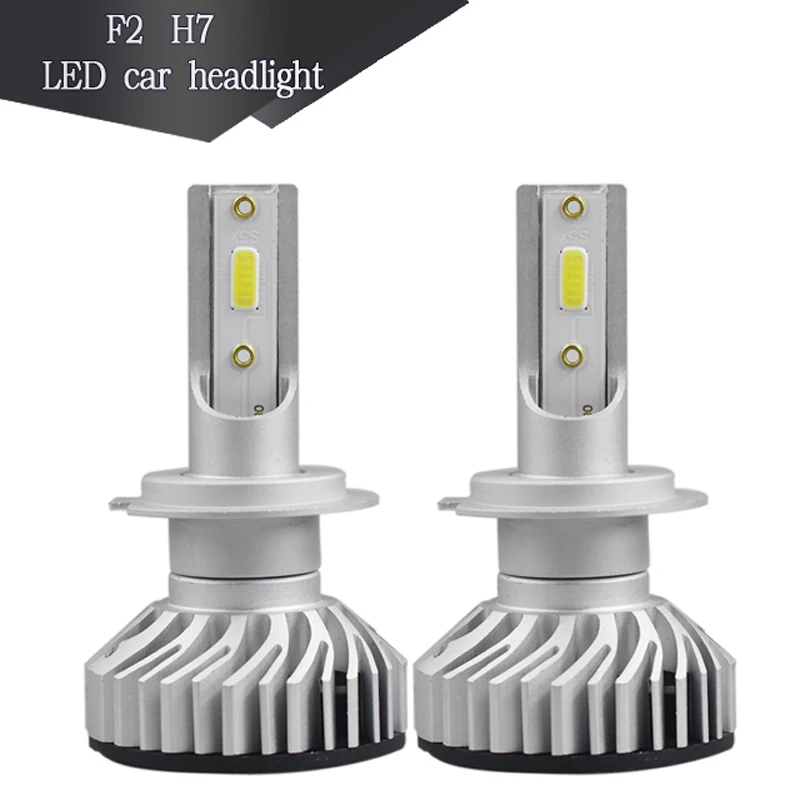 VICMAX F2 светодиодные лампы для автомобильных фар Canbus H4 LED H1 H7 H3 H11 HB2 HB3 HB4 9003 9005 9006