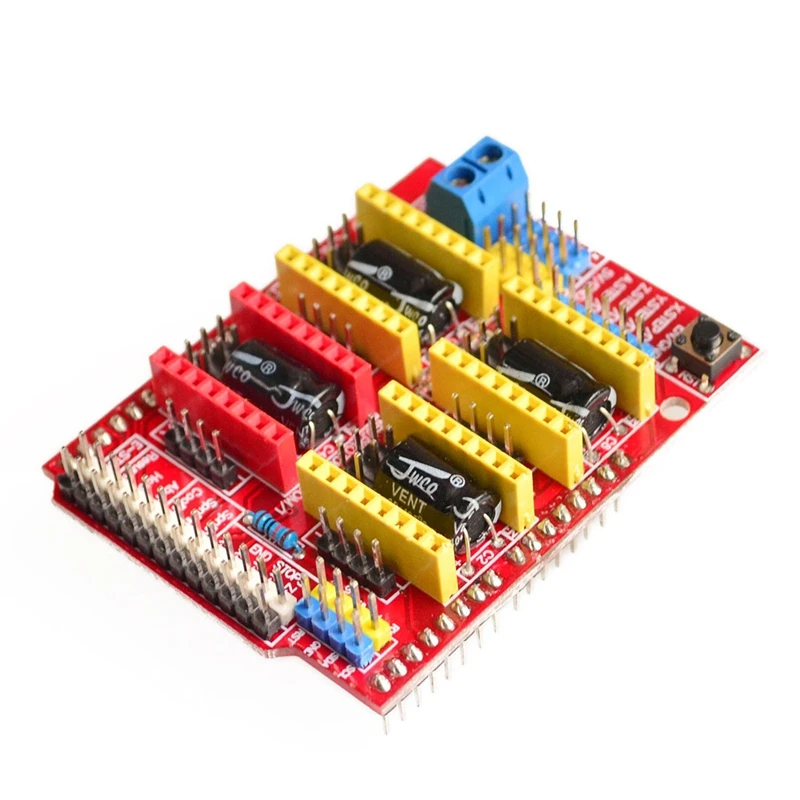 Cnc щит v3 гравировальный станок 3D принтер + 4 x A4988 Плата расширения привода USB кабель