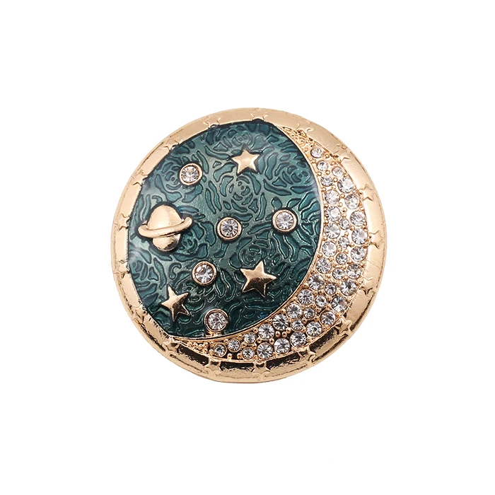 12 шт./Новая мода Дизайн Эмаль Кристалл Galaxy Star Moon Вселенной костюм брошь Шпильки