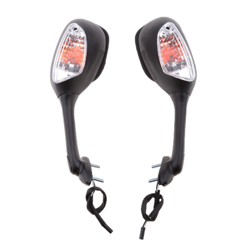 1 Pair Turn Signal Rear View Mirrors For Suzuki GSXR600 GSX-R 750 06-15 GSXR1000 | Автомобили и мотоциклы
