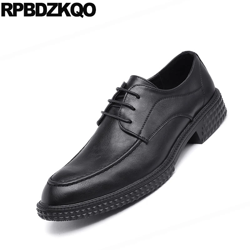 British Style Men Designer Elevator Dress Pointed Toe Formal Work Black Footwear Business Oxfords Hidden Height Increasing Shoes | Обувь