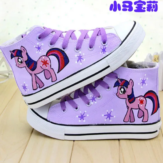 Детские кроссовки ручной работы из мультфильма Мой наполнитель Пони для косплея