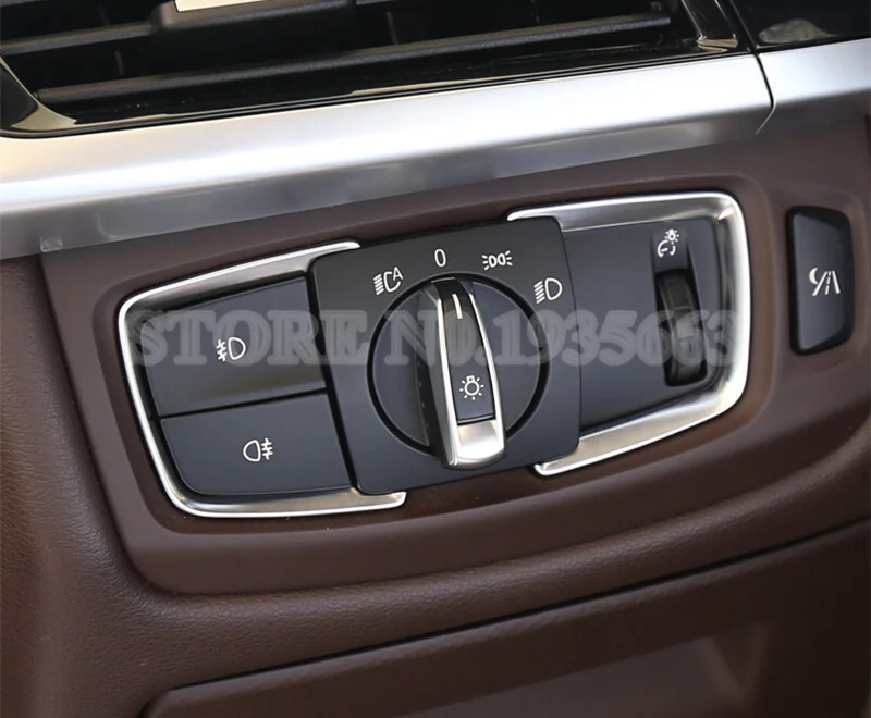 Крышка кнопки переключателя внутренней фары ABS для BMW X5 F15 2014 2018 X6 F16 2015 2 шт.