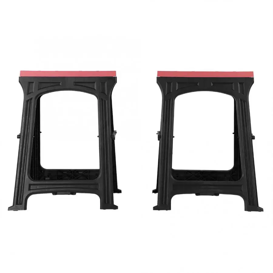 1 пара пластиковые складные Sawhorses столярная деревообрабатывающая пила конский инструмент для деревообрабатывающего инструмента