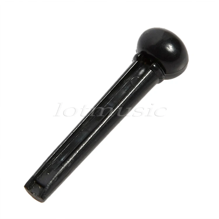 Бесплатная доставка 6 шт. черный акустическая гитара мост пен блок точкой