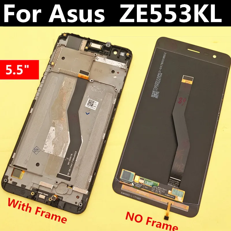 Для Asus ZenFone 3 Zoom ZE553KL Z01HD ЖК дисплей + сенсорный экран дигитайзер в сборе Сменные