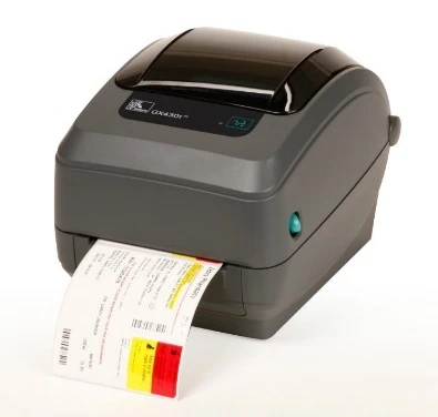 Настольный принтер для этикеток Zebra GX430T высокопроизводительный печати штрих