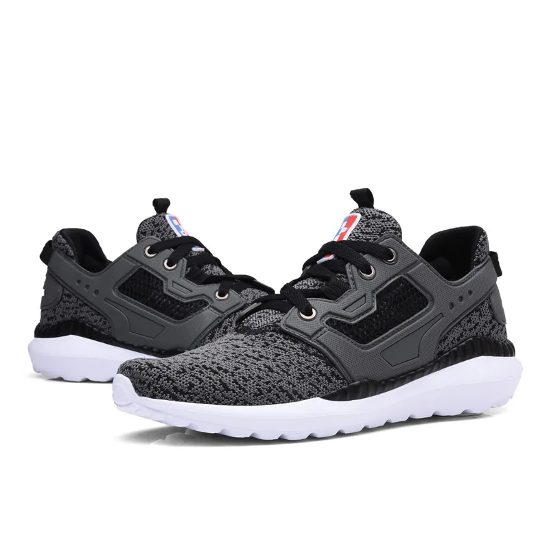 2017 новые мужские кроссовки для бега дышащие Суперэластичные пробежек легкая
