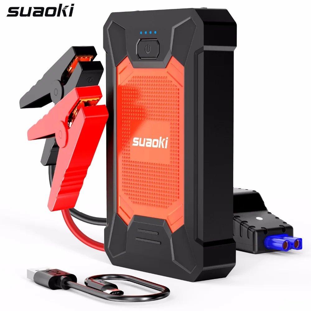 SUAOKI CJS03 600A пиковый водонепроницаемый стартер Power Bank до 4L газ или 2L дизельный