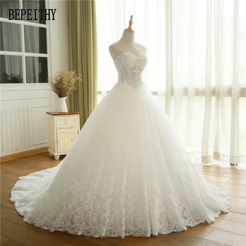 BEPEITHY Новое поступление Vestido De Novia элегантное модное милое невеста свадебное