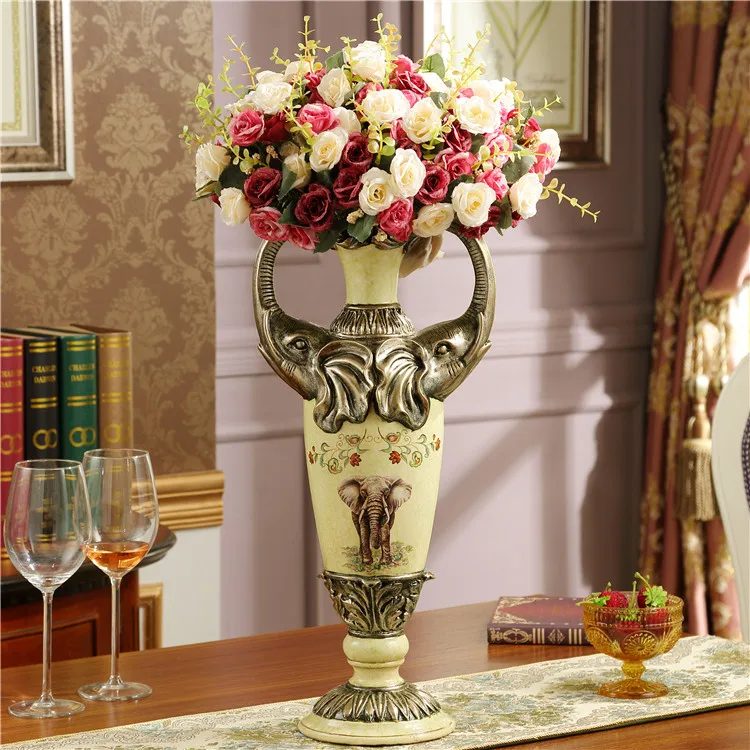 Украшение для комнаты ваза цветов украшение сада дома имитация ретро телевизора