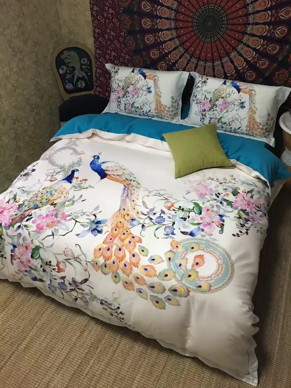 Luxury Brand Bedding Set Egyptian Cotton Duvet Cover Sheet Pillowcases Bedroom Textile Bed Line King Queen Size Bohemia | Дом и сад