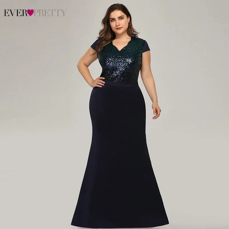 Блестящие платья для мамы и дочки элегантные темно синие Русалочки с блестками
