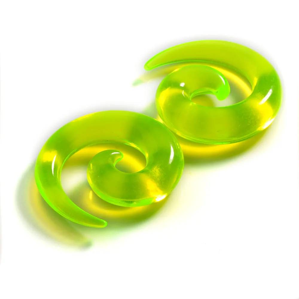 12 шт. акриловые спиральные ушные расширители для пирсинга|piercing body jewelry|body