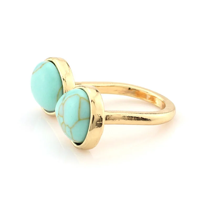 Женское кольцо с искусственным камнем Ширина 17 мм цвет золото 1 шт.|fashion rings for