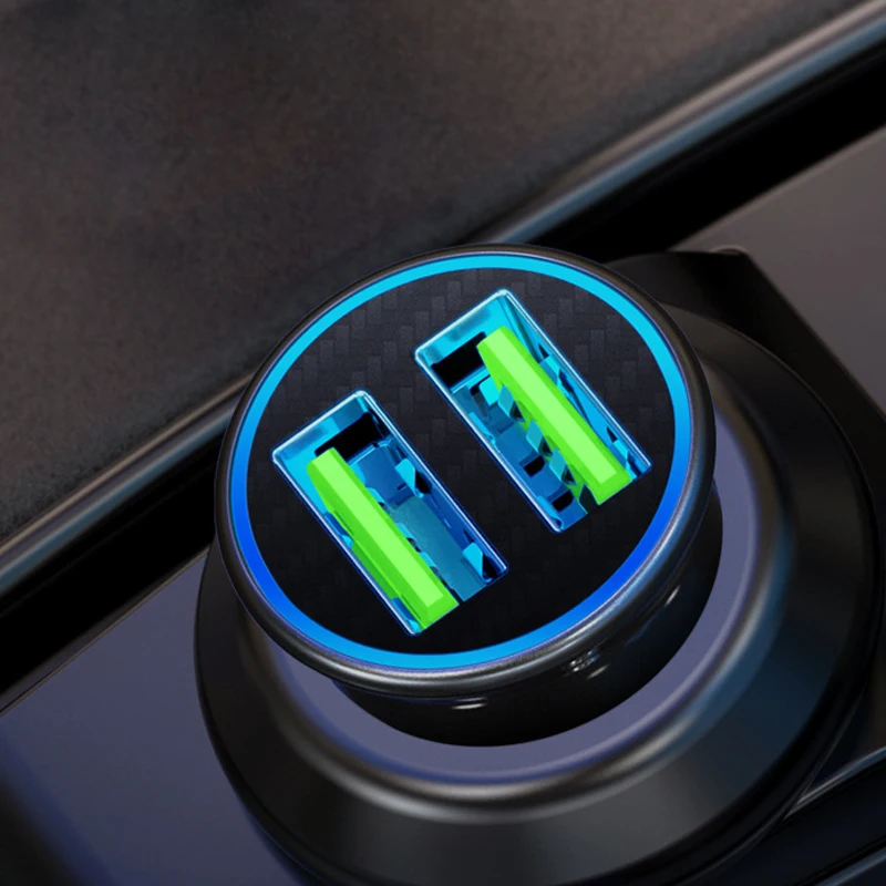 Fiuzd 36 Вт двойной USB быстрая зарядка QC 3 0 Автомобильное зарядное устройство для redmi