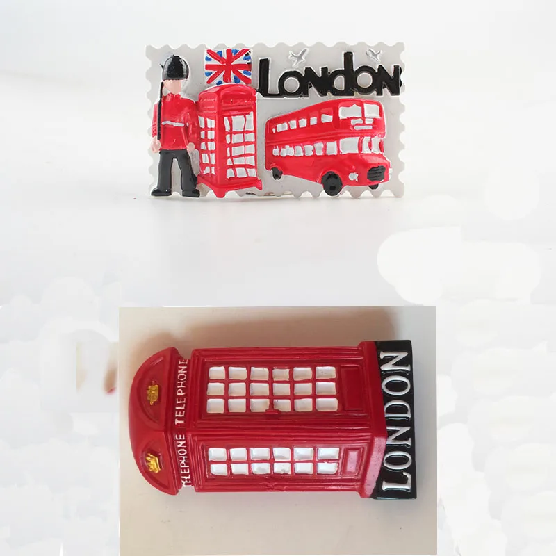 

3D Ручная роспись в европейском стиле красивый персонализированный городской архитектурный магнит на холодильник сувенирный подарок