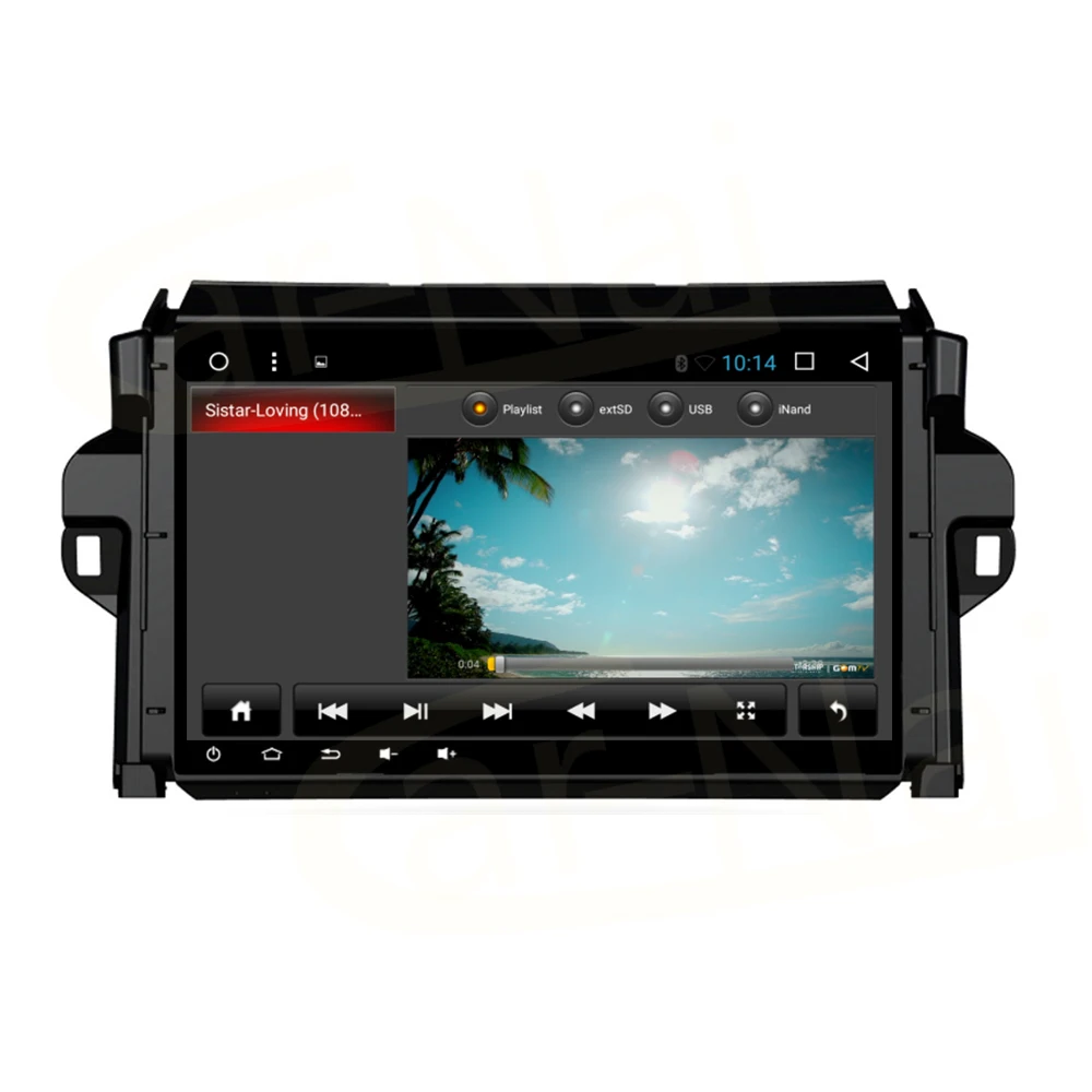 Android 7 1/8 0 автомобильный проигрыватель с радио и GPS Navi для Toyota Fortuner SW4 2015 + авторадио