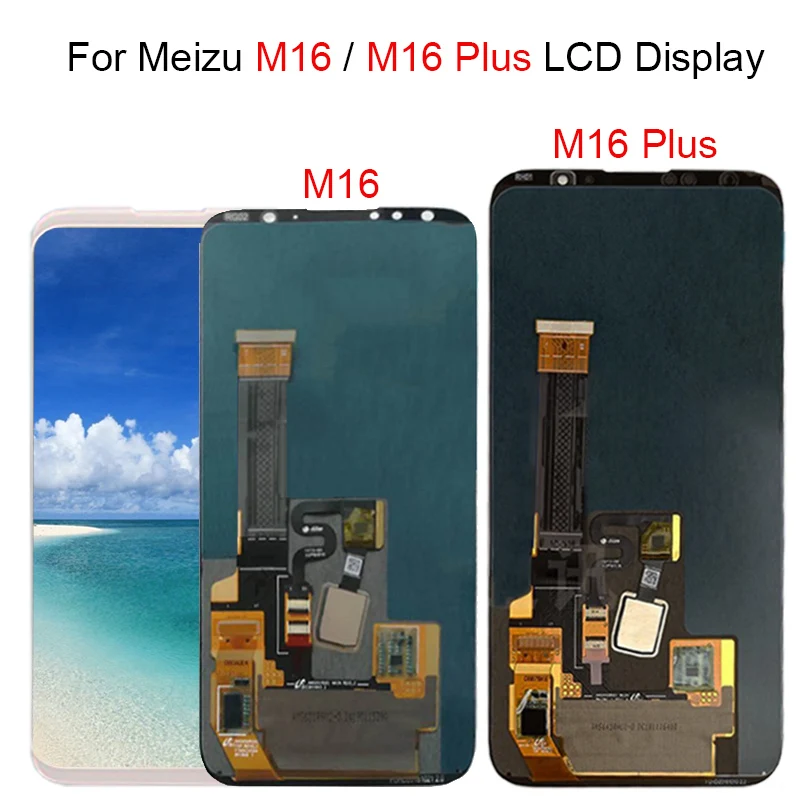 High Quality LCD For Meizu 16 Plus 16th M16 meizu plus Display+Touch Screen Digitizer Assembly Replacement | Мобильные телефоны и