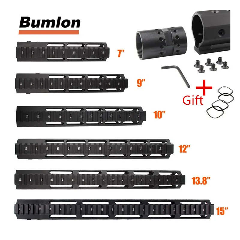 7 &quot9&quot 10 &quot12&quot 13 5 &quot15&quot AR15 Бесплатная Keymod ствольная накладка Пикатинни Rail