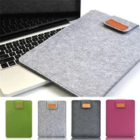 soft felt laptop sleeve bag case for apple macbook air pro retina 11 13 inch notebook pouch bag ultrabook tablet case cover