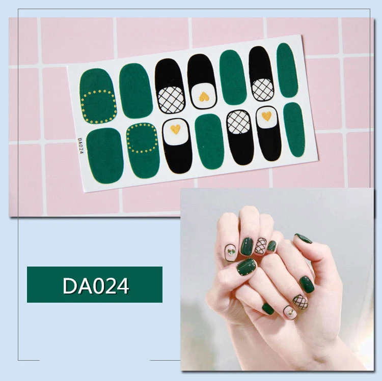 14 шт./компл. 31 Цвета ногтей Стикеры s DIY Nail Art Наклейки плотная Стикеры s самостоятельно аппарат для крепления на гвоздях и Стикеры Обертывания украшения для Красота