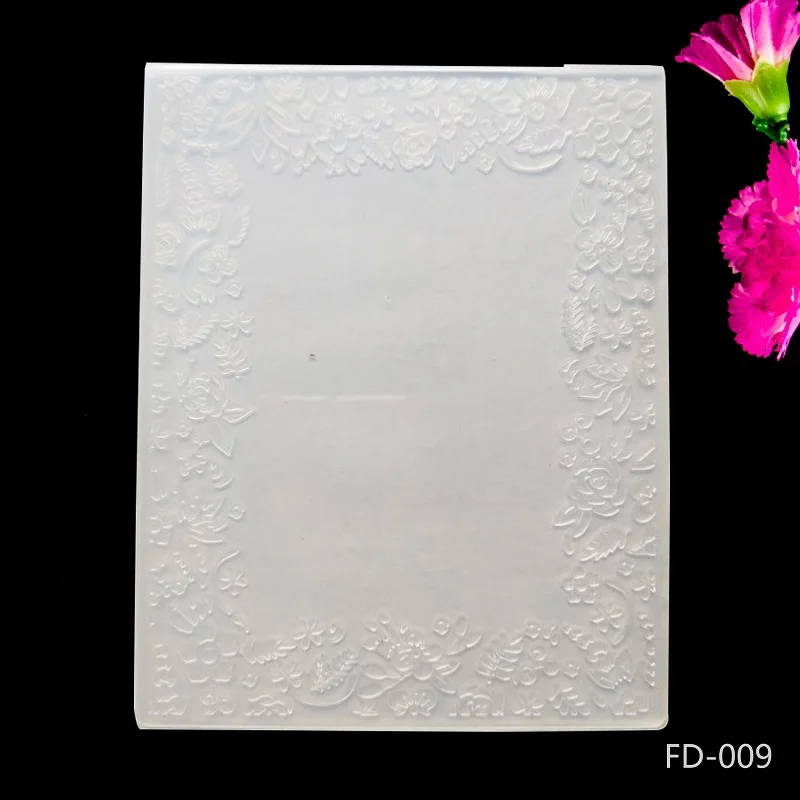 AZSG пластиковая папка для выбивания с натуральным рисунком подарка Скрапбукинг