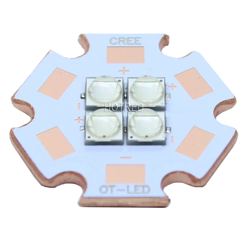 10W-28W Cree XPG3 XP-G3 3V 6V 12V 4Chips High Power LED Emitter Diode for flashlight spot light part DIY with 20mm Copper PCB