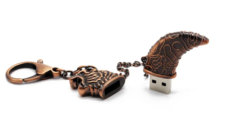 JASTER металл медный sabber USB флеш-накопитель нож брелок декорация usb 2,0 32 gb/16 gb/8 gb/4 gb творческий и диск