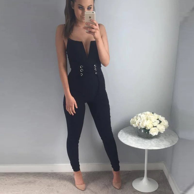 Для женщин Sexy V Средства ухода за кожей шеи блестками завязки черный белый цвет